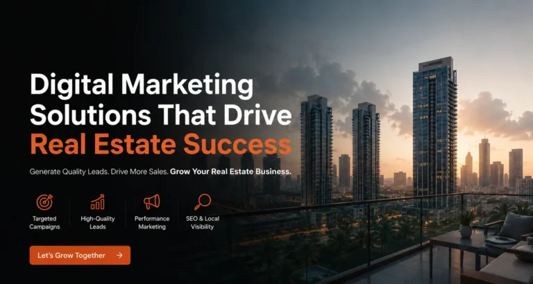 Real estate digital marketing agency helping property developers generate quality leads and grow sales