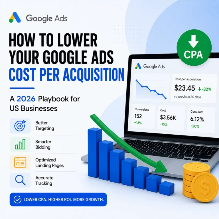 How to Lower Your Google Ads Cost Per Acquisition: A 2026 Playbook for US Businesses